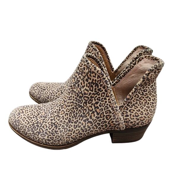 Lucky Brand Leopard Print Booties, EU 38.5/US 8 - Picture 3 of 7